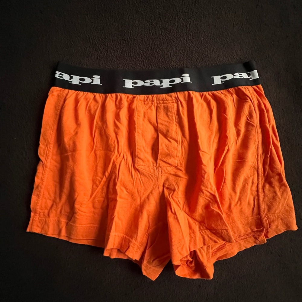 Papi Brand Men’s Boxer Shorts w/Fly Opening Cotton Casual Relaxed Fit